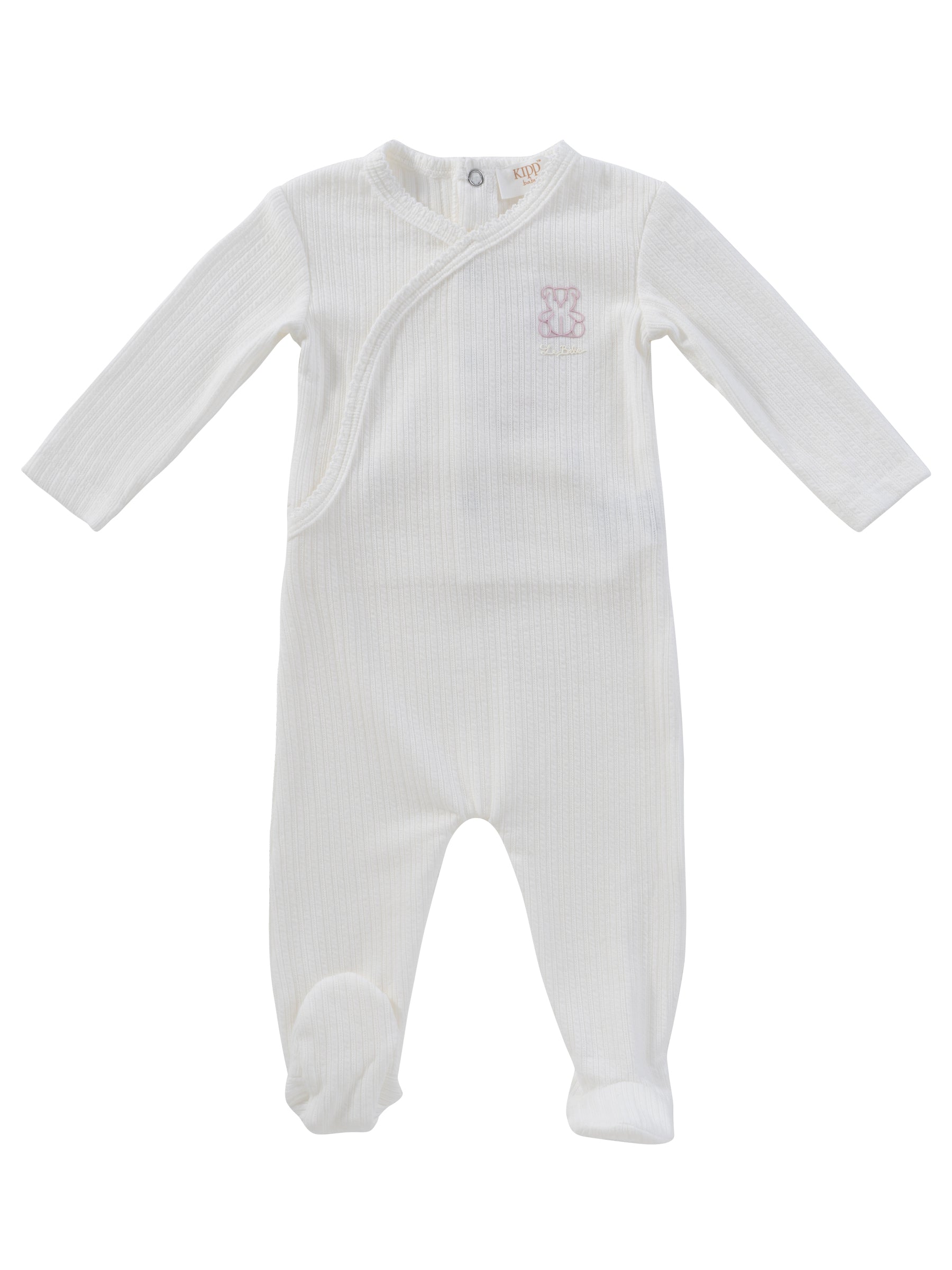 Teddy Wrap Footie - Pink