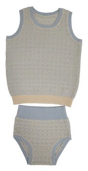Logan Knit Set - Blue