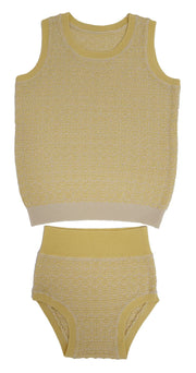 Logan Knit Set - Yellow