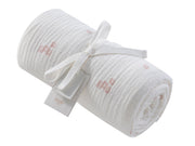 Baby Blocks Swaddle - White Pink