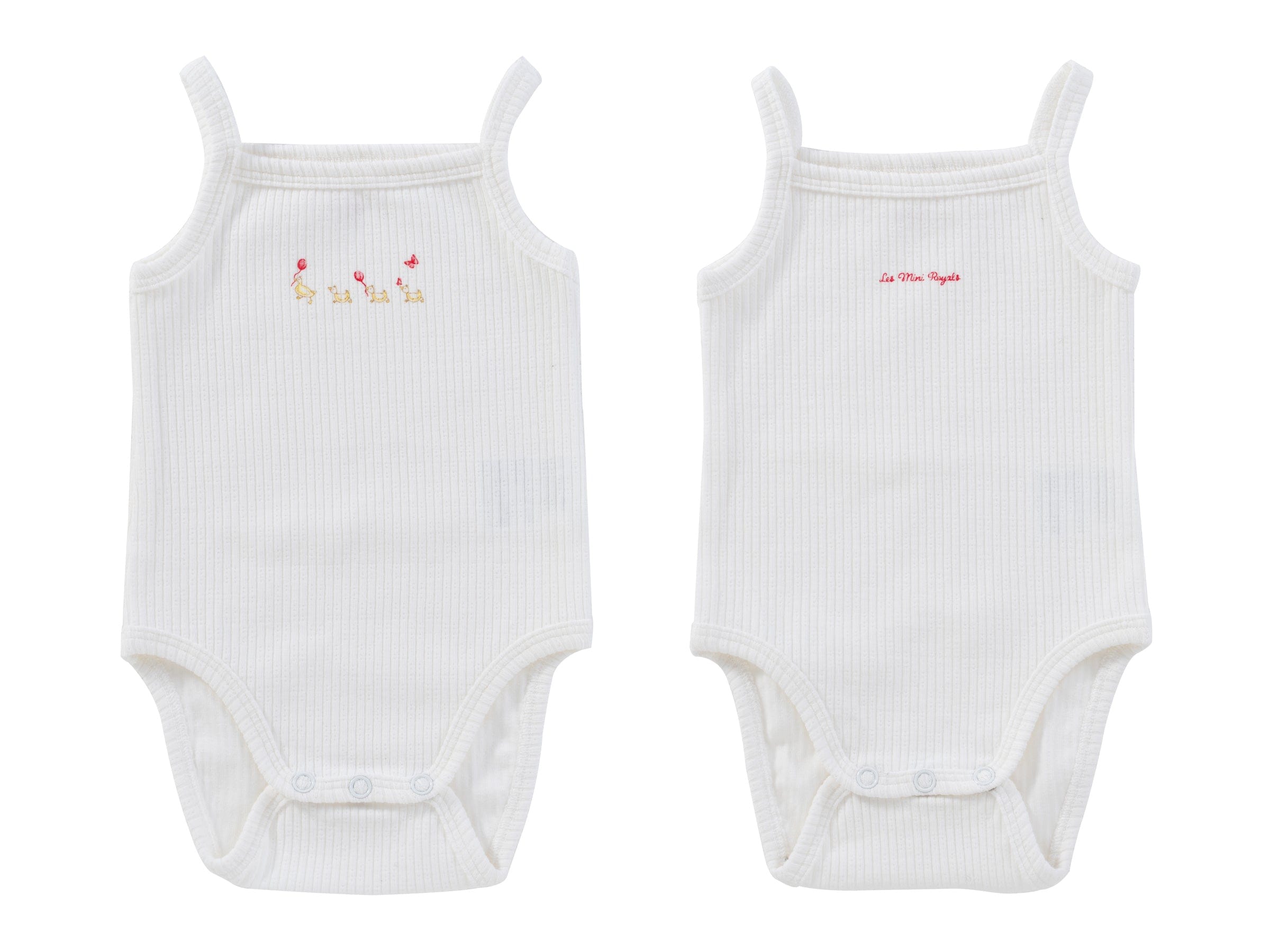 Mini Royals Onesie Set Of 2 - Red