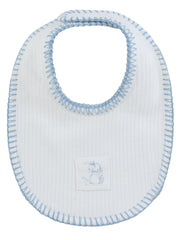 Bunny Rib Bib - Blue
