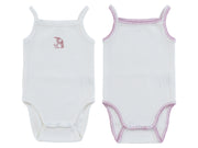 Toile Onesies Set Of 2 - Pink