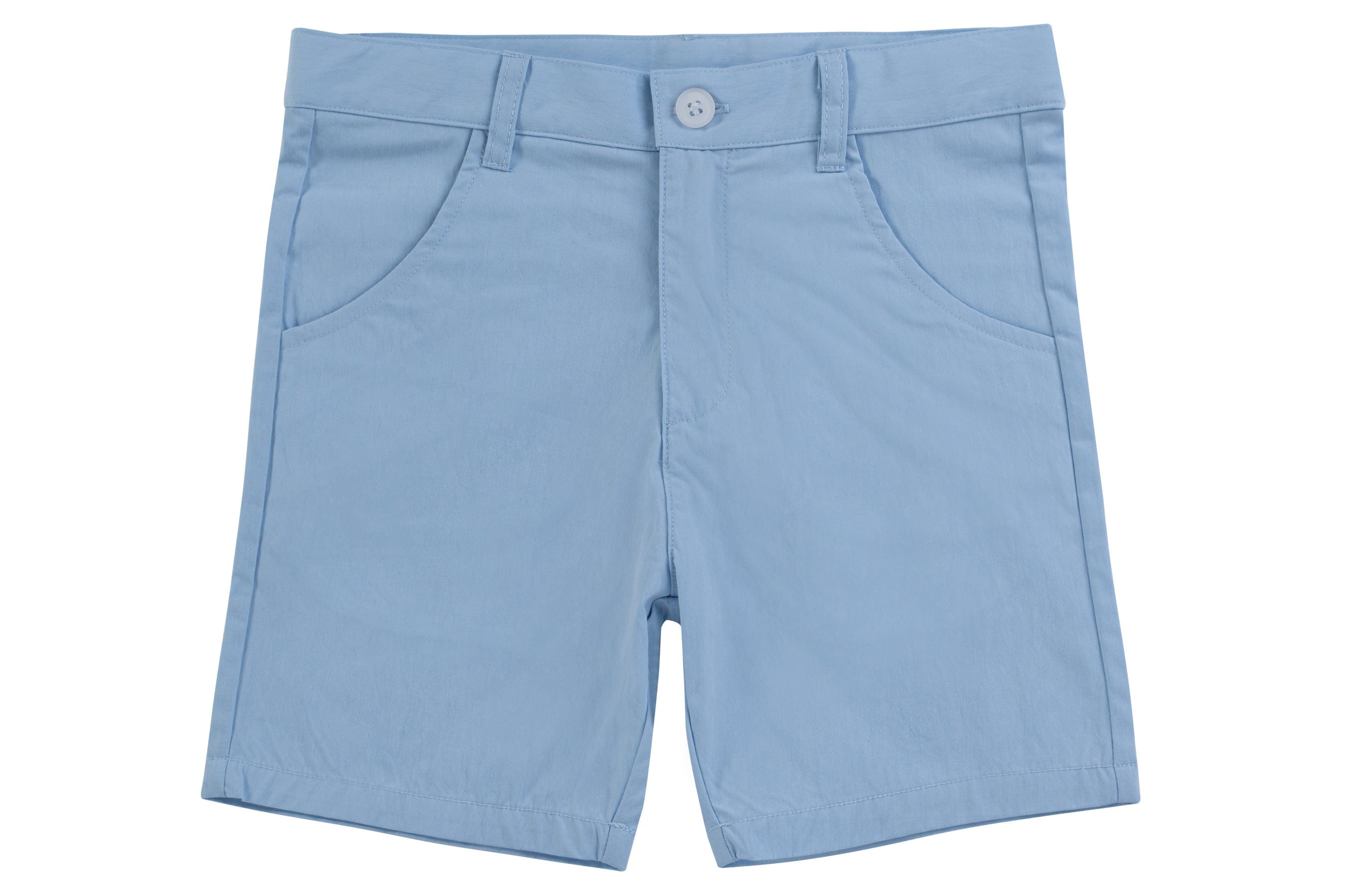 Polished Cotton Shorts Ss26 - Light Blue