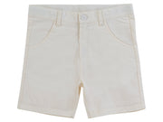 Polished Cotton Shorts Ss26 - Off White