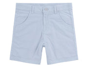 Polished Cotton Shorts Ss26 - Powder Blue