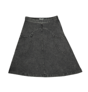 Monica Denim Skirt - Black