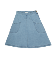 Monica Denim Skirt - Blue