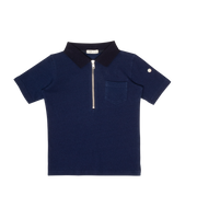 Benny Zipper Polo - Blue