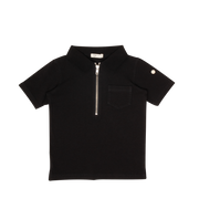 Benny Zipper Polo - Black