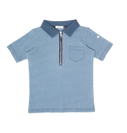 Benny Zipper Polo - Light Blue