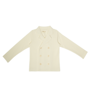 London Cotton Blazer - White