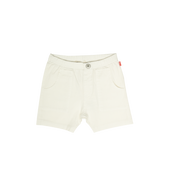 Pull-on Washed Chino Shorts - White