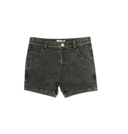 Jean Wash Shorts - Black