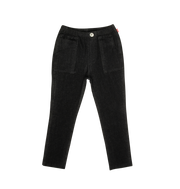 Pull-on Washed Jean Pants - Black