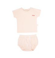 Mila Cotton Short Set - Pink
