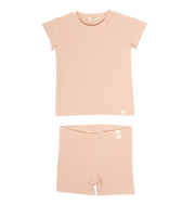 Mila Short Rib Set - Blush