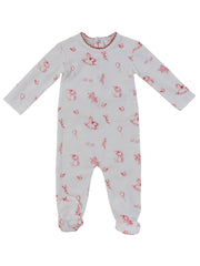Toile Footie - Red