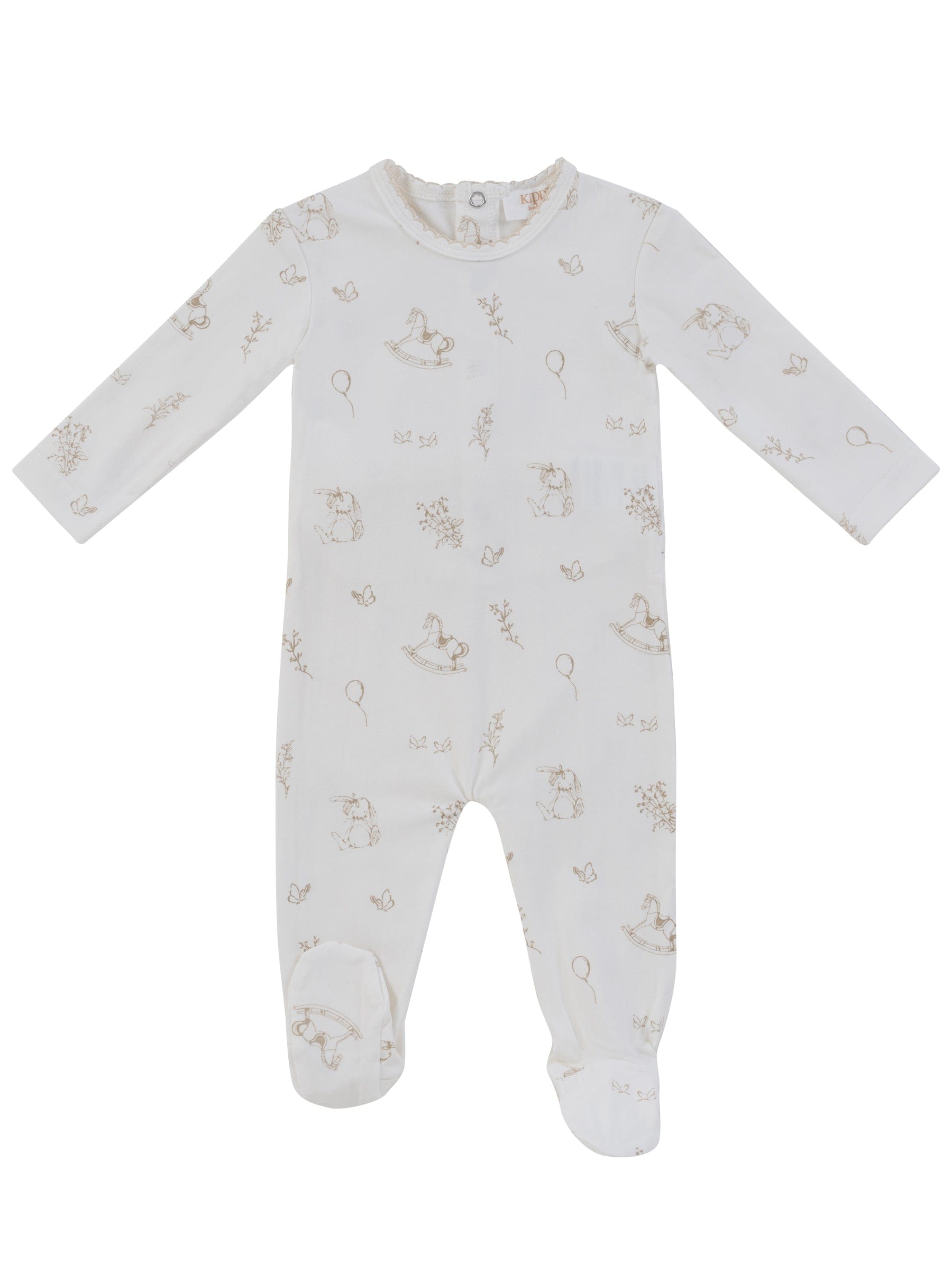 Toile Footie - Stone
