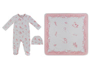 Toile Footie 3pc Set - Red