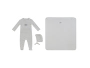Kb Patch Footie 3pc Set - Taupe