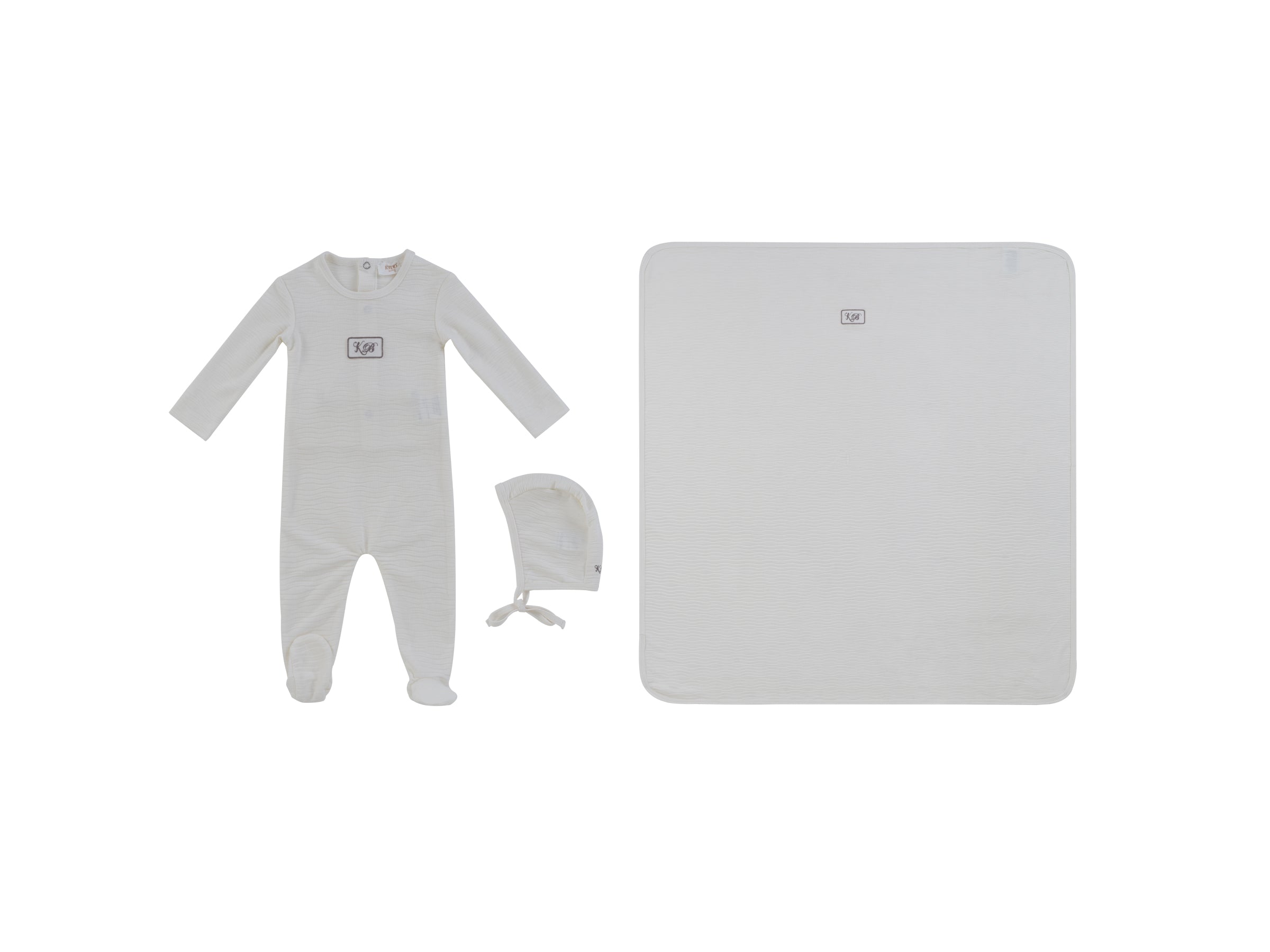Kb Patch Footie 3pc Set - Taupe