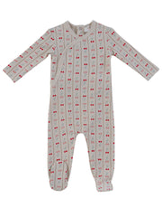 Cerise Footie - Red