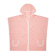 Pier 13 Piped Terry Poncho - Pink