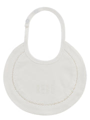 Bebe Detail Bib - White