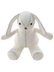 Toile Bunny In A Box - Blue