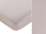 Carrera Pinstripe Fitted Full Crib Sheet - Pink