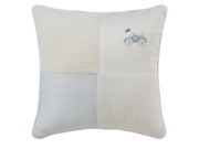 Carrera Pinstripe Throw Pillow - Blue