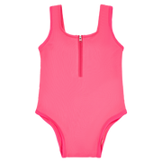 Mesh Neon Swimsuit - Pink
