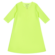 Mesh Neon Swim Dress - Yellow