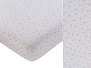 Petit Pois Fitted Bassinet Sheet - Pink