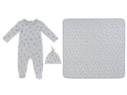 Up & Away Footie 3pc Set - Blue
