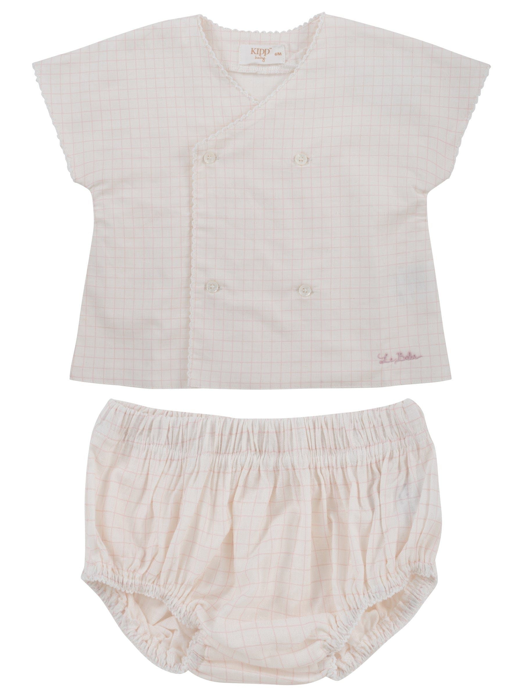 Windowpane Set - Pink