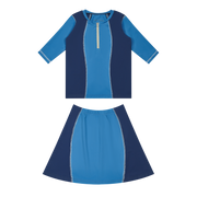 Colorblock Swim Set - Blue