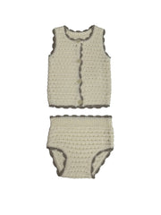 Chunky Knit Set - Taupe
