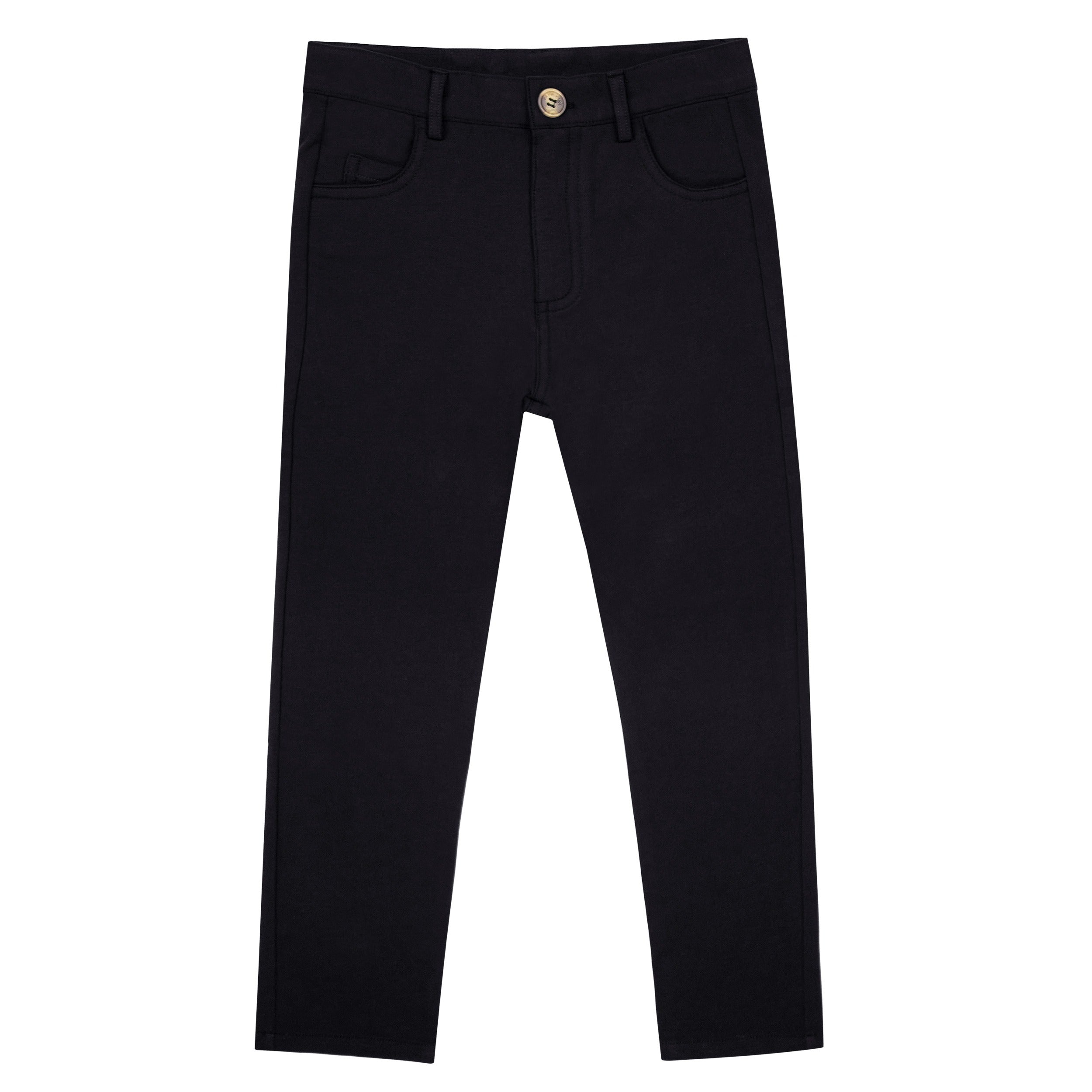Slim Knit Pant Ss26 - Black