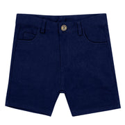Slim Knit Shorts Ss26 - Navy