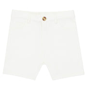 Slim Knit Shorts Ss26 - White