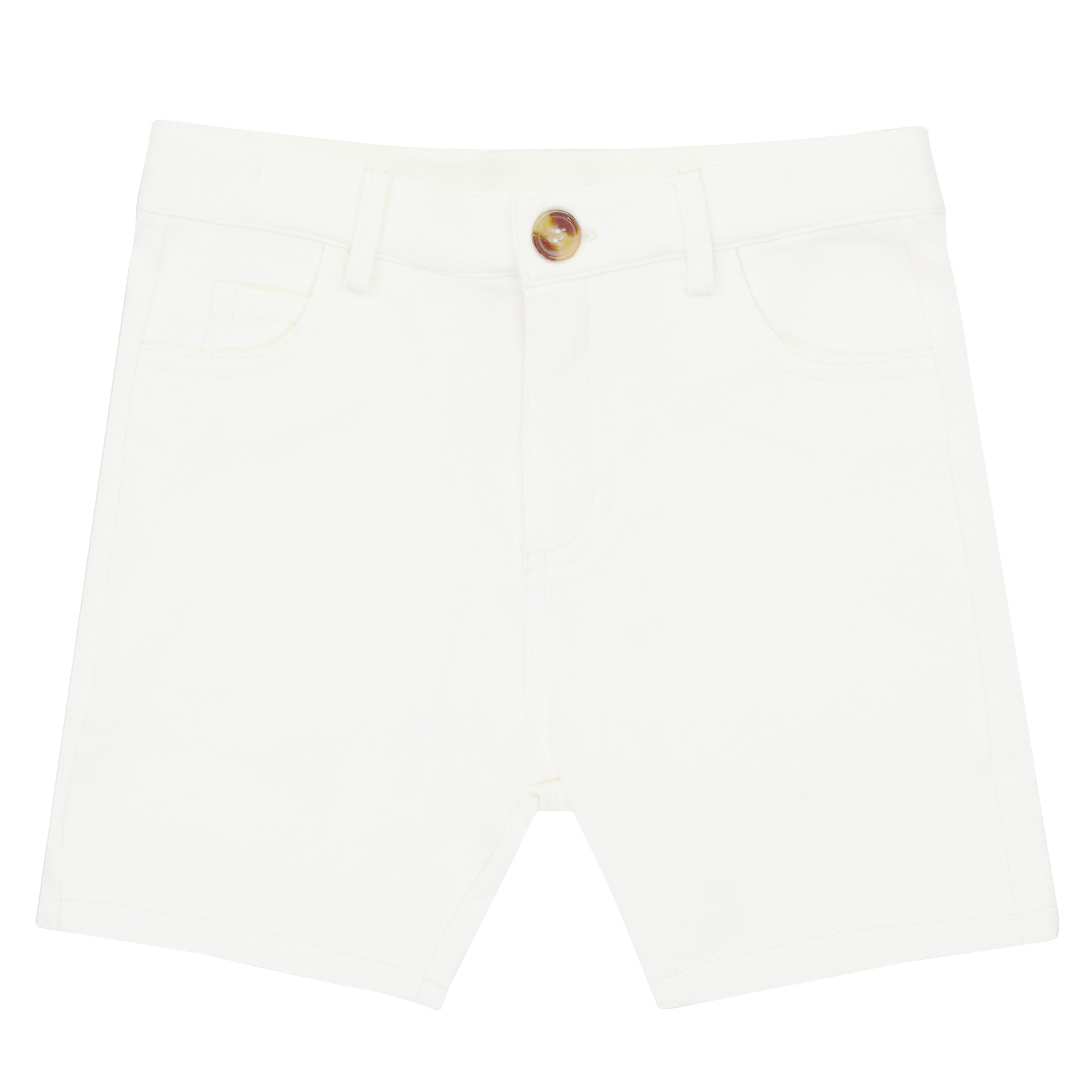 Slim Knit Shorts Ss26 - White