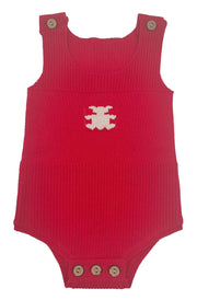 Teddy Knit Bubble - Red