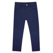 Slim Knit Pant Ss26 - Navy