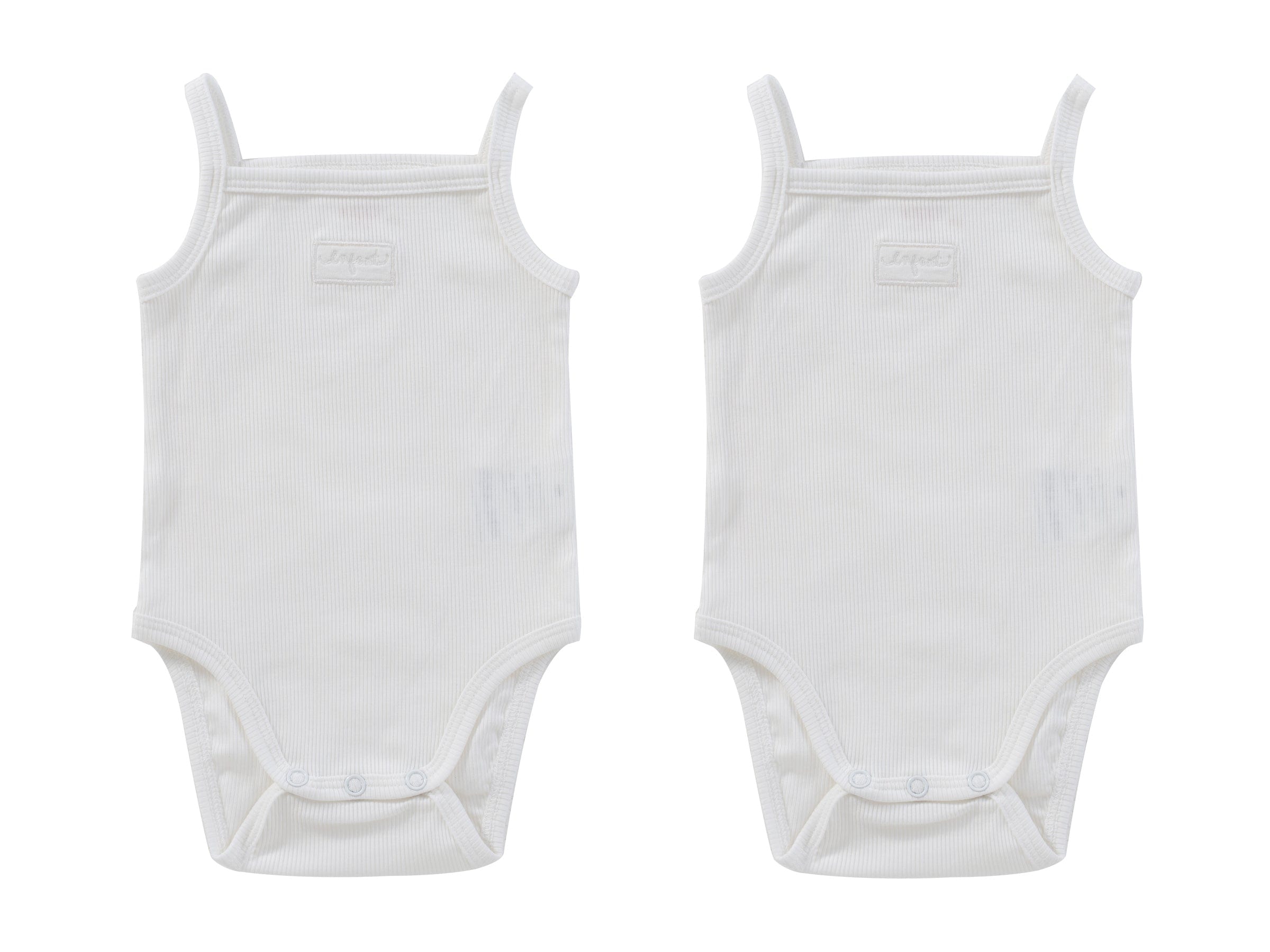 Enfant Rib Onesies 2 Pack - White