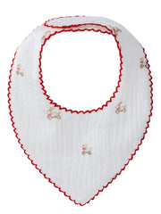 Petits Amis Bib - Red