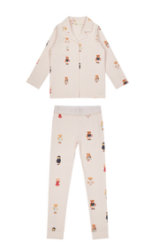 Crew Bear Grandpa Set - Light Pink