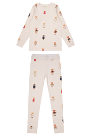 Teddy Crewneck Set - Light Pink