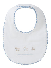 Petits Amis Terry Bib - Blue
